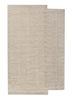 saga grey and black wool and tencil hand loom Rug - HeadShot