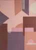  pink and purple wool flat weaves Rug