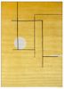  gold wool hand knotted Rug