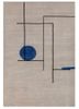  ivory wool hand knotted Rug