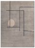  grey and black wool hand knotted Rug