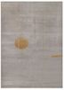  grey and black wool hand knotted Rug