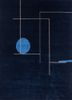  blue wool hand knotted Rug