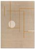 gold wool hand knotted Rug