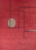  pink and purple wool hand knotted Rug