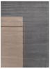  grey and black wool hand knotted Rug