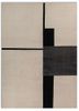  ivory wool hand knotted Rug