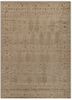 erbe beige and brown wool hand knotted Rug - HeadShot