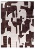  ivory wool and viscose hand tufted Rug