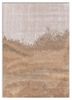 ivory wool and viscose hand tufted Rug