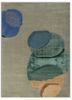 joy green wool and viscose hand tufted Rug - HeadShot