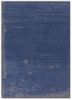 entropy blue polyester hand knotted Rug - HeadShot