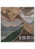 manchaha beige and brown wool and bamboo silk hand knotted Rug - HeadShot