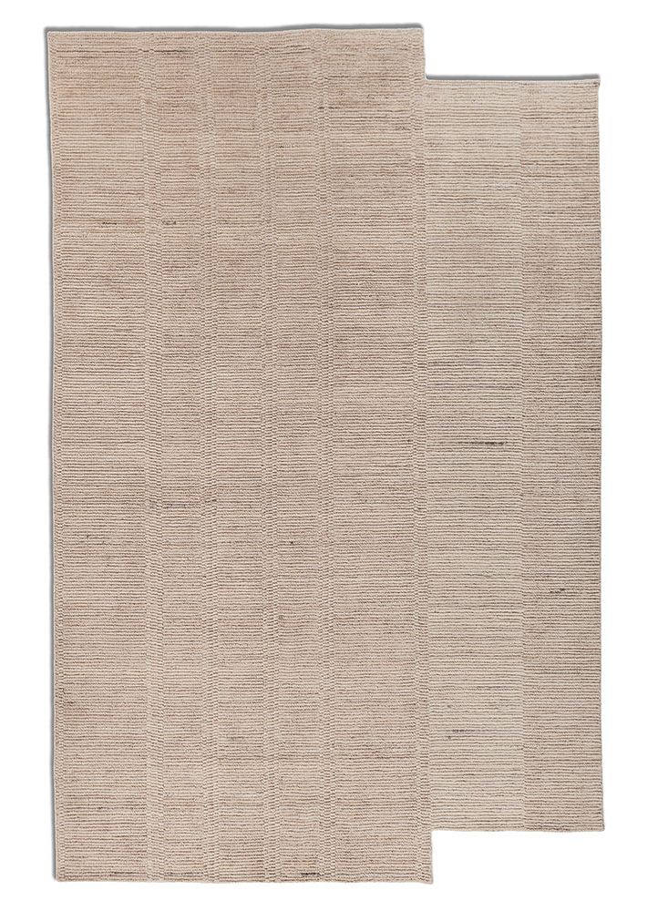 saga red and orange wool hand loom Rug - HeadShot