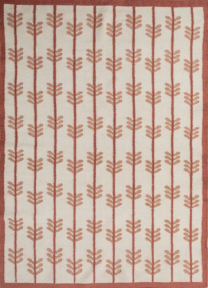 orenda ivory wool flat weaves Rug - HeadShot