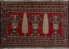 kiaan red and orange wool hand knotted Rug - HeadShot
