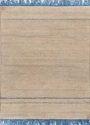  beige and brown wool flat weaves Rug