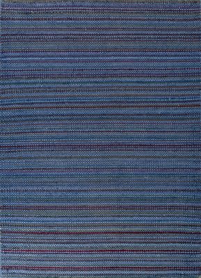  blue wool flat weaves Rug