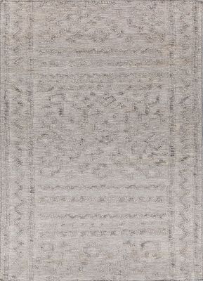  grey and black wool and viscose flat weaves Rug
