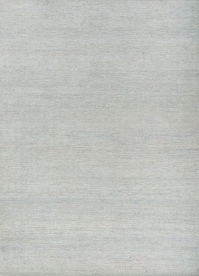  blue afghan wool and jute hand knotted Rug