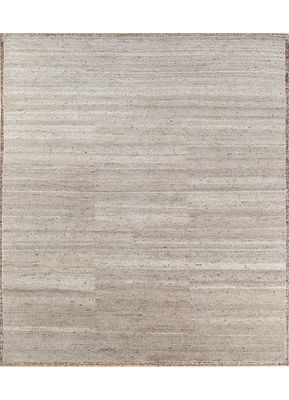  grey and black wool hand knotted Rug