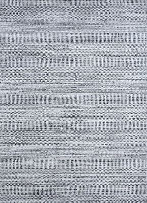  beige and brown wool and bamboo silk hand loom Rug