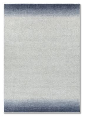  blue wool hand loom Rug