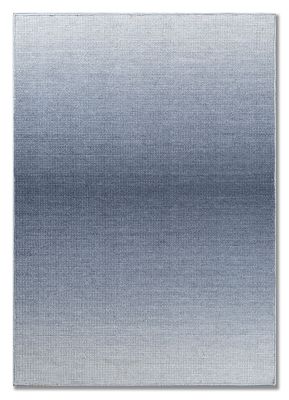  blue wool hand loom Rug