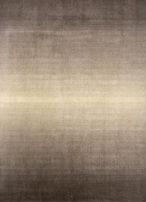  beige and brown wool hand loom Rug