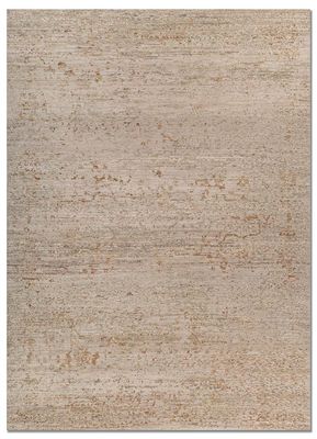  ivory wool hand knotted Rug