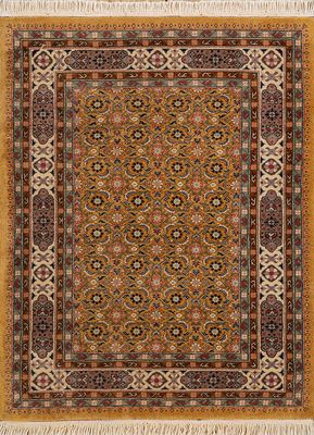 india (c.2000) gold wool hand knotted Rug