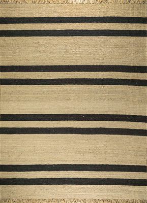  ivory jute and hemp flat weaves Rug