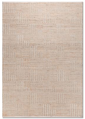  beige and brown jute and hemp flat weaves Rug