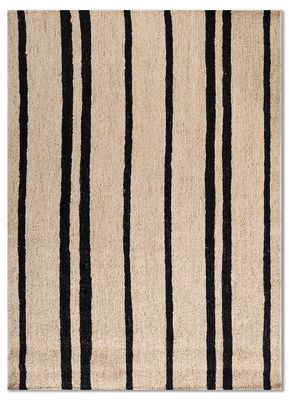  gold jute and hemp hand knotted Rug