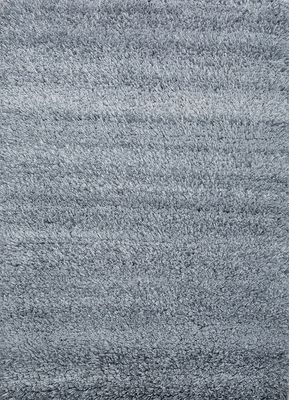  blue polyester hand knotted Rug