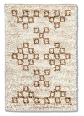  grey and black wool hand knotted Rug