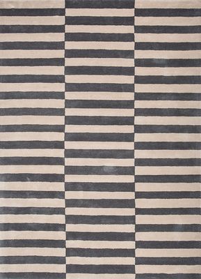  ivory polyester hand tufted Rug