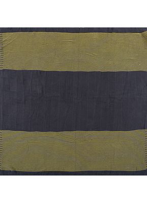 handwoven throw beige and brown polyester hand loom Rug