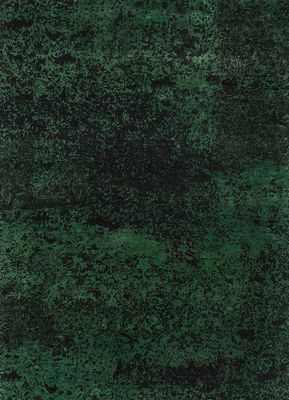  green  hand knotted Rug