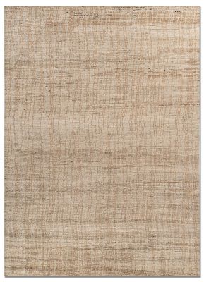  beige and brown afghan wool hand knotted Rug