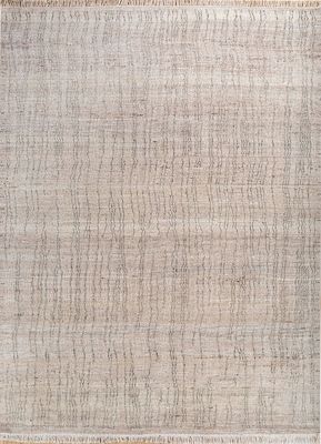  ivory afghan wool hand knotted Rug