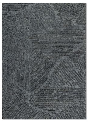  blue acrylic hand tufted Rug