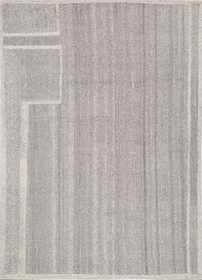  grey and black wool hand tufted Rug