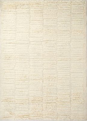  ivory wool hand tufted Rug
