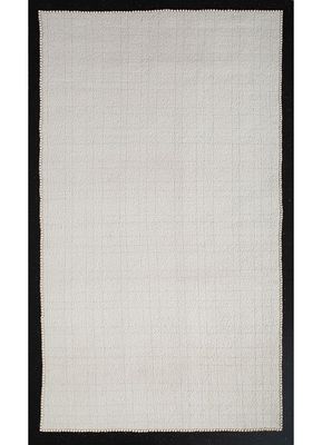  ivory acrylic flat weaves Rug