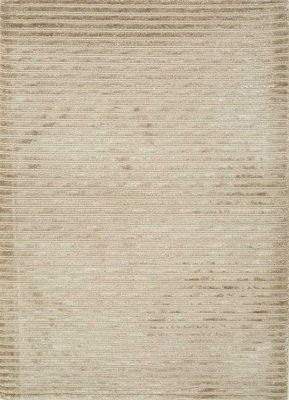  ivory wool and silk flat weaves Rug