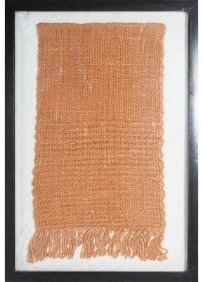  red and orange bamboo silk wall art Rug