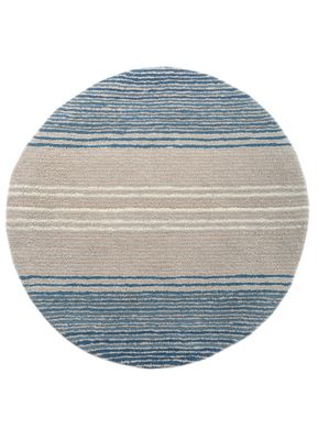  blue polyester hand tufted Rug