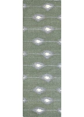  grey and black wool and viscose flat weaves Rug
