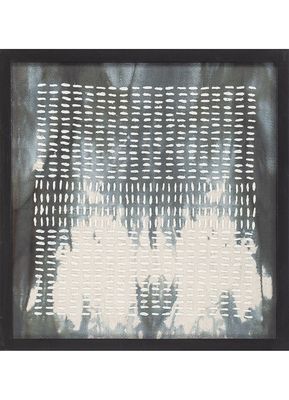  grey and black cotton wall art Rug